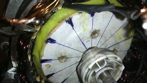 BLDC мотор из автогенератора пробний запуск