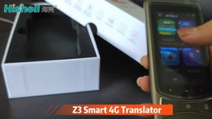 AI Wifi 4G Voice Photo Translator Online Translation 134 Languages Z3
