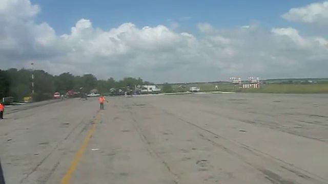 Canadair Jet CRJ-200 LR plane parking at Iasi Airport - LRIA