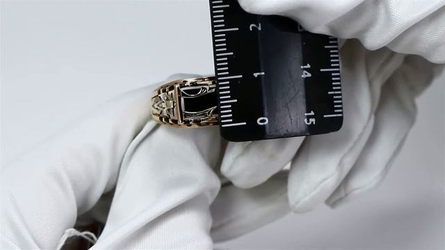 Золотое кольцо Караваевская ювелирная фабрика с ониксом и эмалью 31-0296 смотреть онлайн