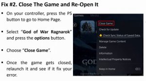 Fix Error WS-118728-7 Content Can't Be Found In God of War Ragnarok Valhalla on PS5/PS4