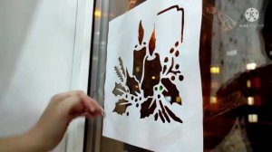 Как украсить окно на Новый Год ❄️❄️❄️?????????