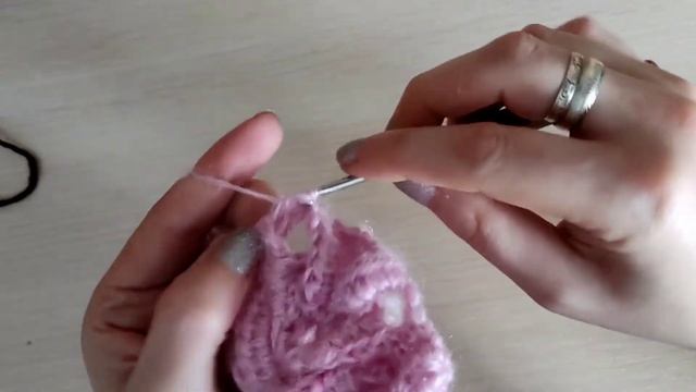 Ажурный шарфик/крючком/Подробный М/К