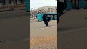 Стант на Yamaha jog artistic