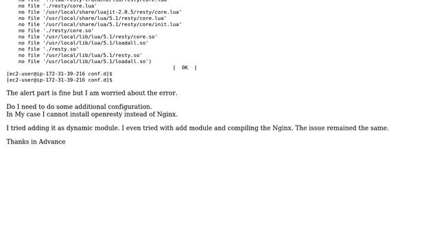 Error while installing lua-nginx-module смотреть онлайн