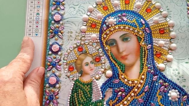готовая работа. икона на заказ. #алмазка #алмазная_мозаика #икона #заказ #готоваяработа