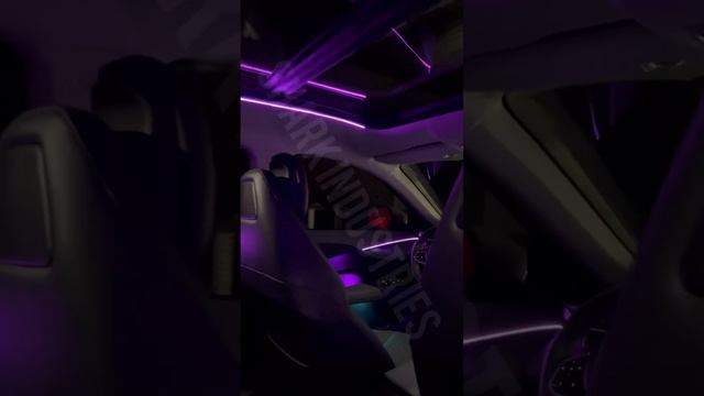 Changan LAMORE. Контурная подсветка салона. AMBIENT LIGHT