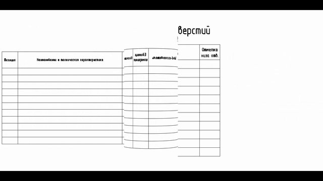 Презентация таблиц