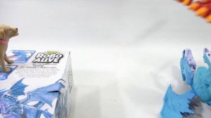 Zuru Robo Alive Dragon Fire & Ice Battle!