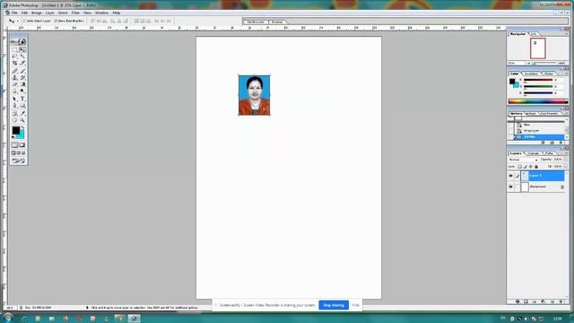 How to creat PASSPORT PHOTO on photoshop 7 смотреть онлайн