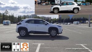 SLIP TEST - 2WD vs AWD - Toyota Yaris Cross Hybrid - @4x4.tests.on.rollers