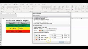How to Create Traffic Light in Excel using Conditional Formatting - (Lesson 9)