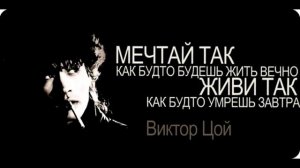 Алюминевые огурцы (Виктор Цой)