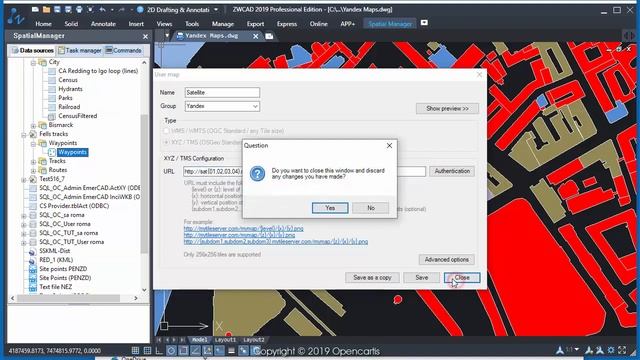 How to access Yandex maps (ZWCAD) - Spatial Manager Blog смотреть онлайн