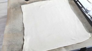 Сочный мясной пирог из слоеного теста - гости на пороге # 263