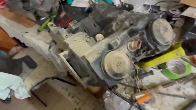 Ford F150 | Ремонт правой фары (ДХО И поворот) + установка квардо Led. 4 bi led линзы смотреть онлайн