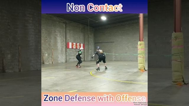 Non Contact Roller Skate Partner Zone Defender Game Dec2021 смотреть онлайн