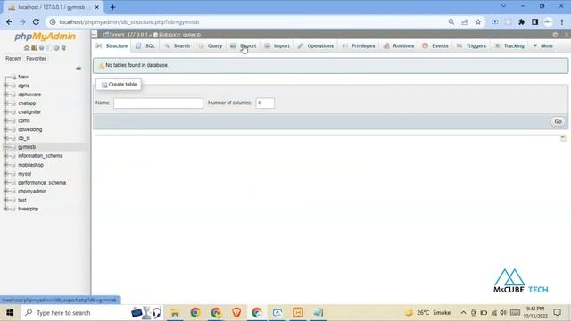 Gym System Management Project in PHP with MySQL |  Gym System  #phpproject #sql