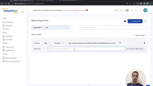 Remote debugging javascript on production sites with Requestly