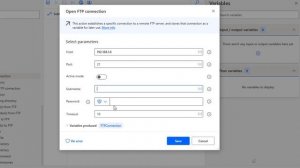 Power Automate Desktop : 110 || Open FTP Connection & Close FTP Connection