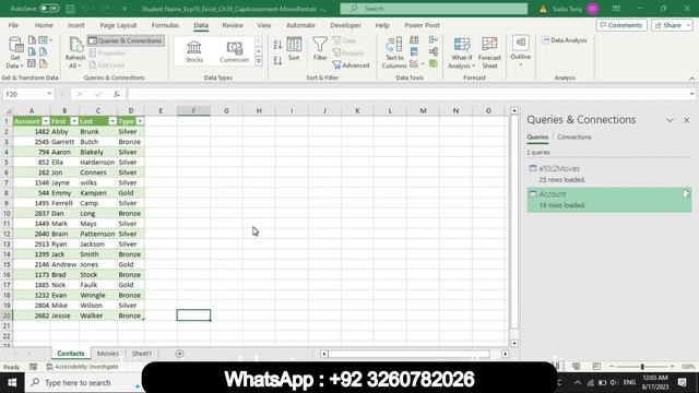 Exp19_Excel_Ch10_CapAssessment_Movie_Rentals | Exp19 Excel Ch10 CapAssessment Movie Rentals |