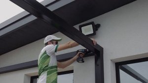 Современный навес из металлоконструкций из полотна Оксфорд - Компания МАРИО