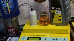 Масло Kixx G 5W-30 (API SJ/CF) проверка CCS при.. -30гр.