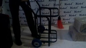 Тележка для дворника.Тележка для мусора с пластиковым баком.