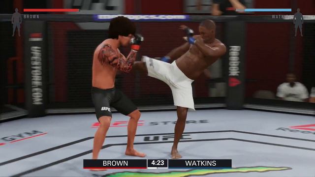 EA Sports UFC 2 - Career Mode - DbrownShinhan Gameface смотреть онлайн