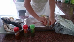 Сочная ставрида в духовке
