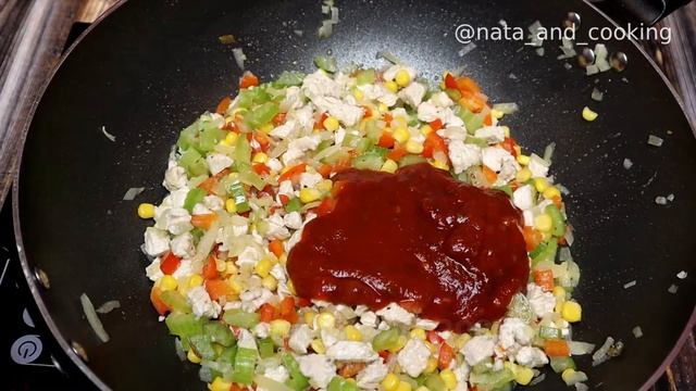 Идейка с беконом и овощами/Рецепты из Индейки/Вкусный рецепт/Быстрый ужин/Куриная запеканка/