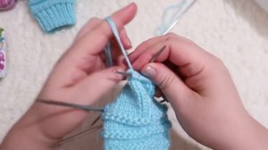 КЛАССНЫЕ НОСОЧКИ СПИЦАМИ ДЛЯ НОВОРОЖДЕННЫХ . МАСТЕР КЛАСС