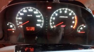 Пересвет щитка приборов Subaru Forester SF5 STI 2