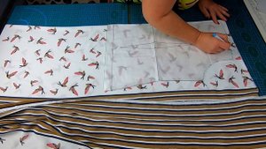 Блузка со складками  по линии низа. Моделирование и раскрой.mp4