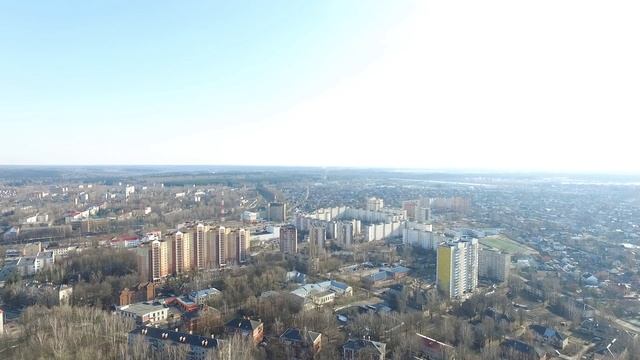 Наро-Фоминск с высоты 350 метров. смотреть онлайн