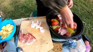 Баранина ?в казане на костре. Просто и вкусно ?
