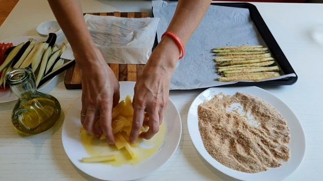 Вкусные запеченные овощи. Летний гарнир. смотреть онлайн