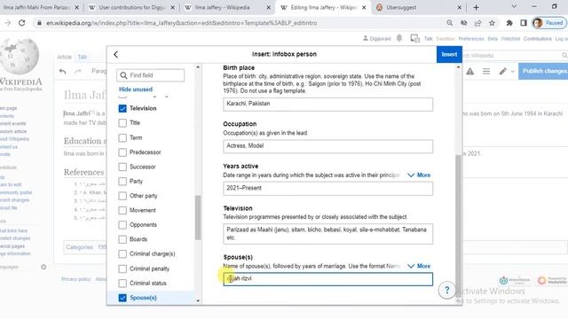 How to Create an Artist Wikipedia Page | Celebrity Wikipedia Page Creation | Artist Infobox