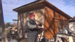 Обработка дерева пропиткой. Защита древесины. Пропитки для дерева. Строим БАНЮ. Будни БРАТЬЕВ