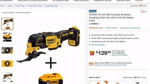 Dewalt 20v Max Atomic Multitool W/ 5 ah Battery! ? ?