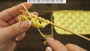 Ажурный узор «Лист липы» спицами ? «Linden Leaf» knitting pattern