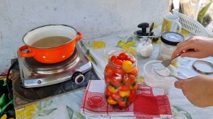 ОЧЕНЬ ХОЧУ чтобы Вы это попробовали! Помидоры на зиму С МЯТОЙ! В моей семье зашли на УРА!