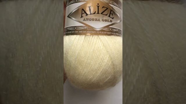 Подробный обзор пряжи Alize Angora Gold(Полушерсть с ангорой) №62 Молочный