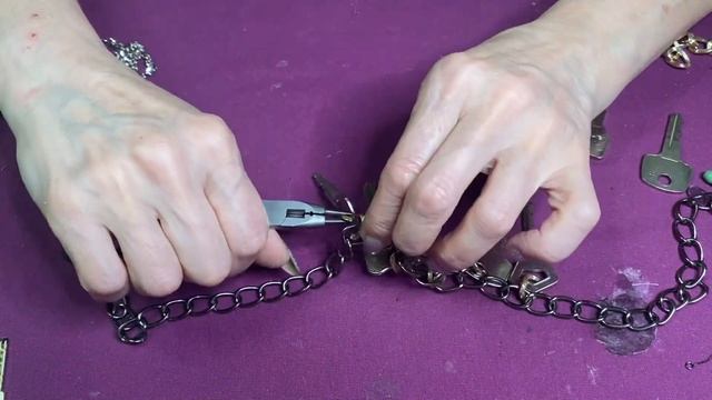 МОДНАЯ ИДЕЯ КОЛЬЕ ИЗ КЛЮЧЕЙ FASHION 2023 Мастер класс #геллачара