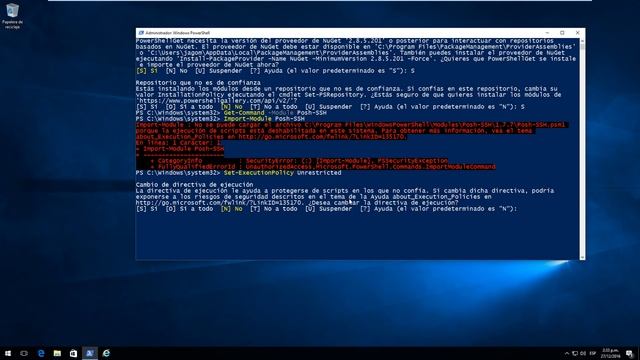 Instalar y usar SSH con PowerShell en Windows 10 смотреть онлайн