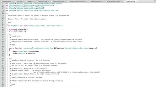 118. How to use the Http Kernel component to replace our entire framework смотреть онлайн