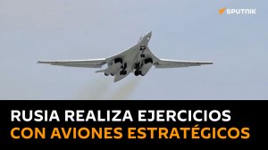 Dos bombarderos Tu-160 realizan un vuelo de entrenamiento de largo alcance