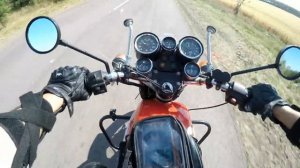 Ява 638 - 127 км/ч  GPS Ява валит