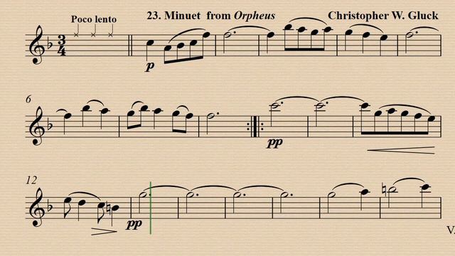 Little Pieces for Flute and Guitar - 21 to 25 - Louis Moyse - Demo and Backing tracks for flute смотреть онлайн