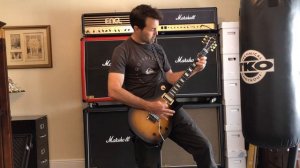 Night Ranger Sister Christian lead cover (2012 Gibson Les Paul Shred Tobacco Sunburst)